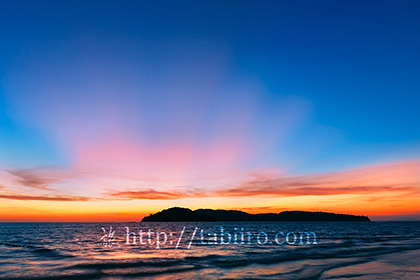 2012,02,06パンタイ・チェナン・ビーチ夕焼b.jpg