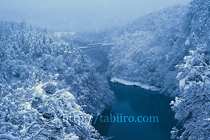 2017,01,14JR只見線第一只見川橋梁福島県大沼郡三島町a.jpg